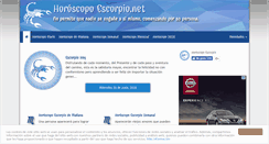 Desktop Screenshot of horoscopoescorpio.net